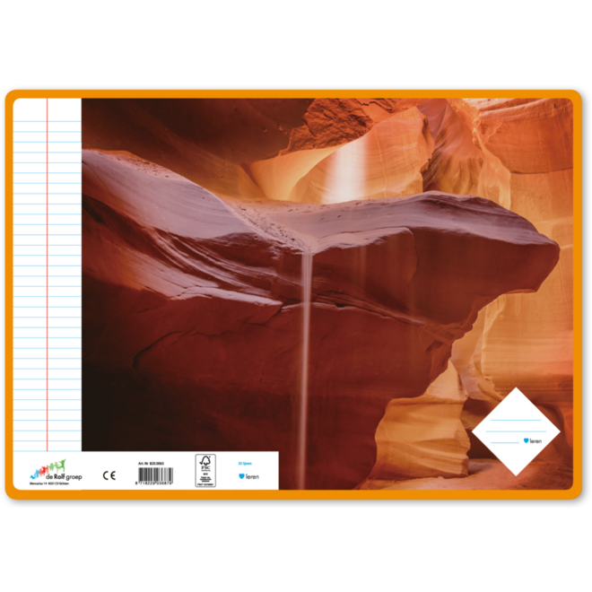 Schriften 35 lijnen, canyon, 21 x 29,7 cm (A4), 70 gr