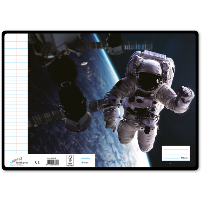 Projectschriften 35 lijnen/blanco, astronaut, 21 x 29,7 cm (A4), 70 gr