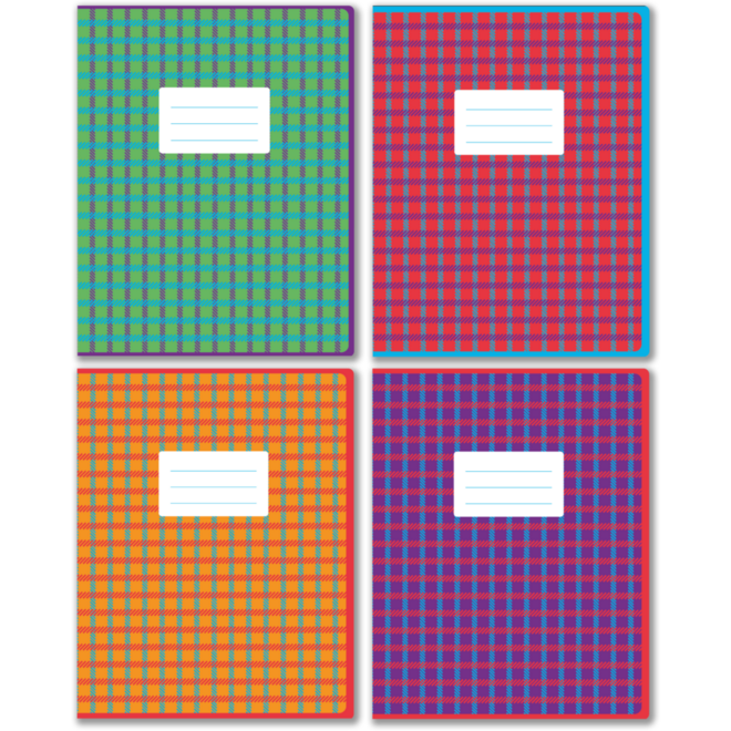 Schriften ruit 7,5x7,5 mm, Kleurpalet 16,5 x 21 cm, 80 gr (25 stuks)