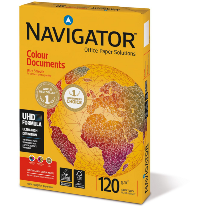 Kopieerpapier A4 Navigator 120 gram, 250 vel