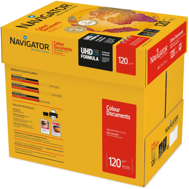 Kopieerpapier A4 Navigator 120 gram, 250 vel