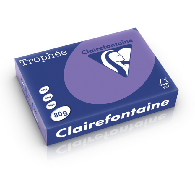 Kopieerpapier A4  violet FSC houtvrij 500 vel, 80 grs.