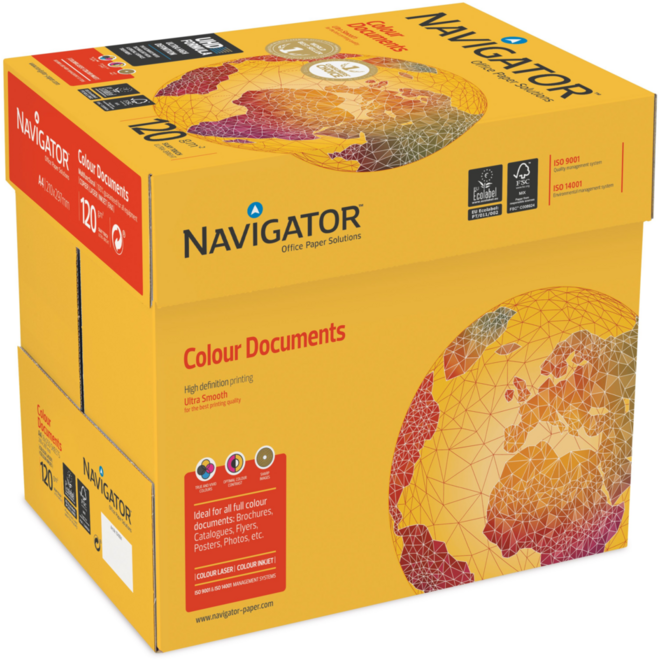 Kopieerpapier A3 Navigator 120gr wit 500vel