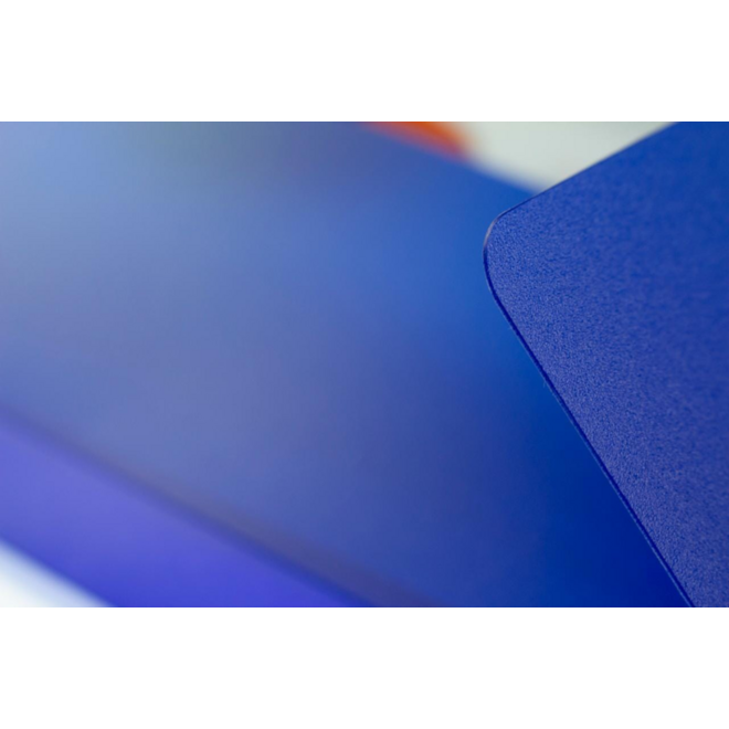 Elastomap A4 PP transparant blauw