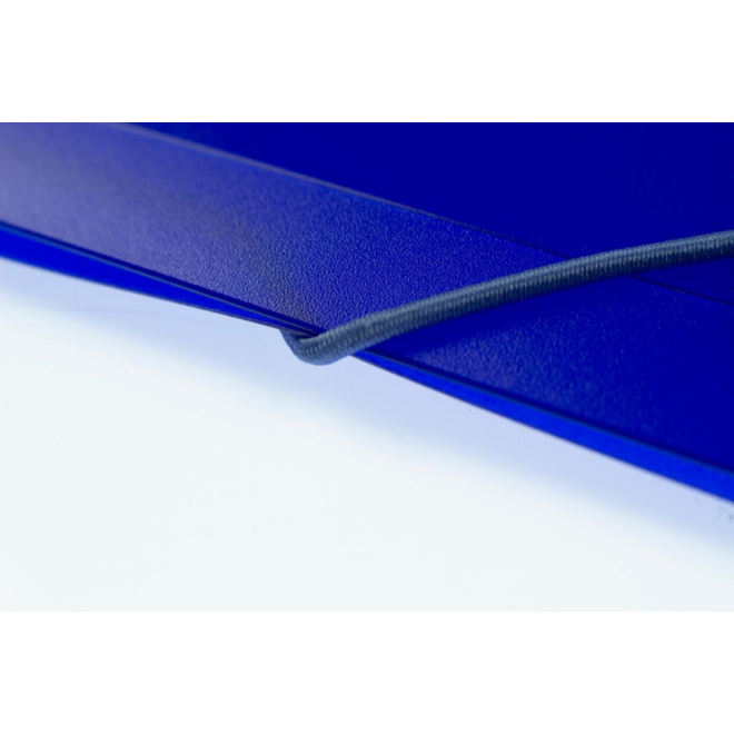 Elastomap A4 PP transparant blauw