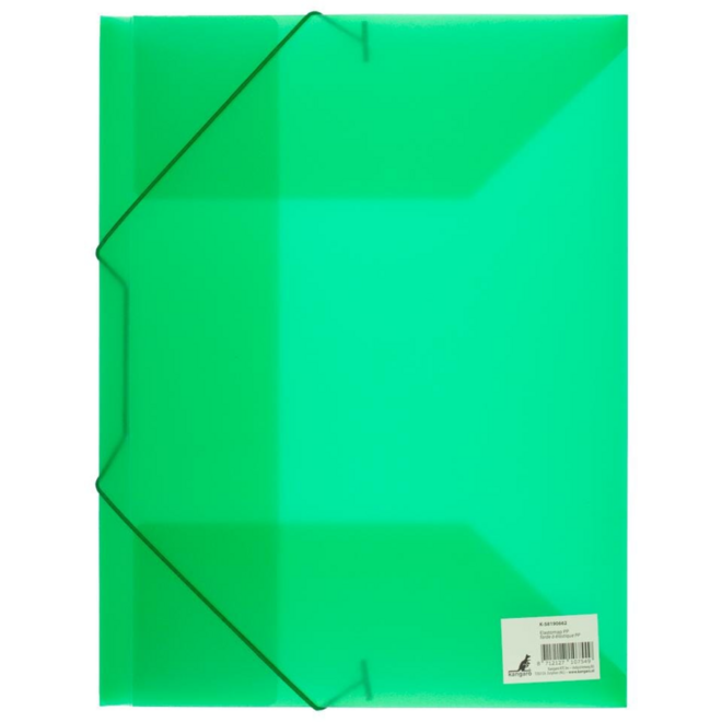 Elastomap A4 PP transparant groen