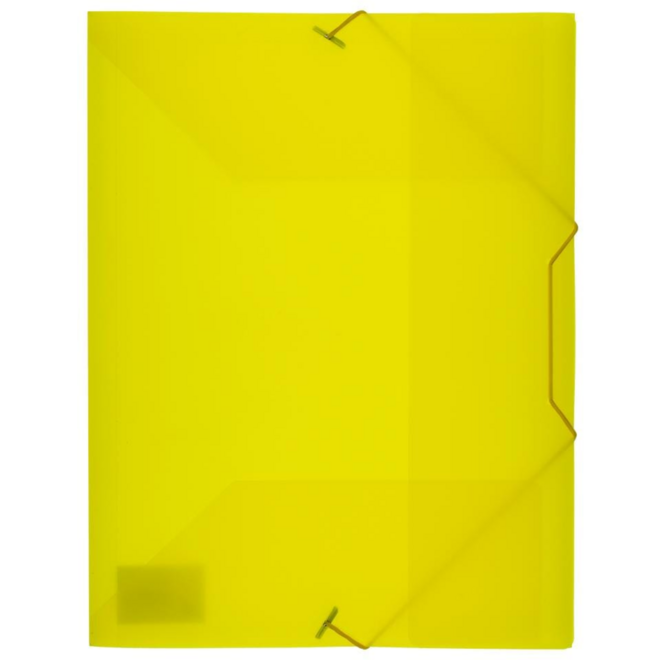 Elastomap A4 PP transparant geel