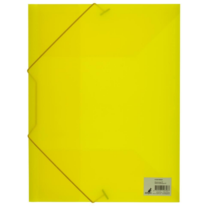 Elastomap A4 PP transparant geel
