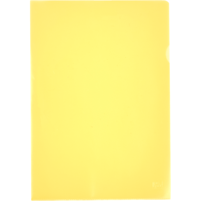 L-map A4 120 mu transparant groen, 10 stuks