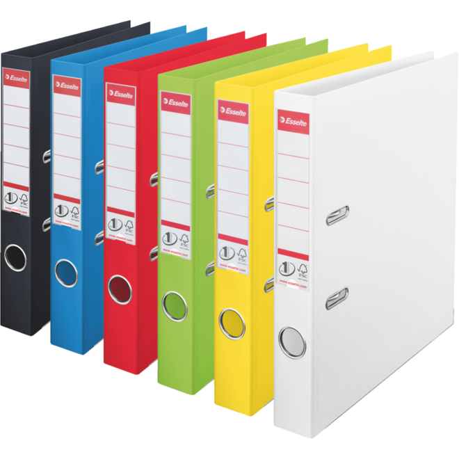 Ordner Esselte A4 vivida rood, smalrug FSC