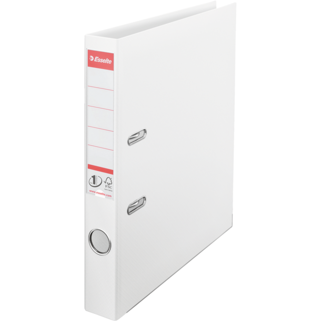 Ordner Esselte A4 vivida wit, smalrug FSC