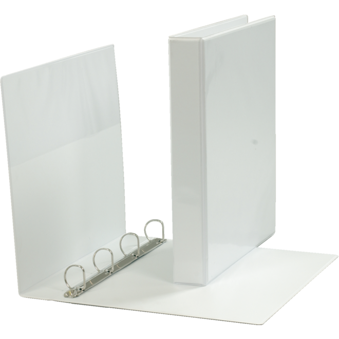 Presentatiemap Esselte 4-rings D-25mm met binnenhoes wit