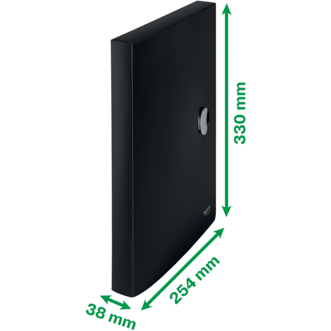 Documentenbox Leitz Re:cycle A4 PP, Zwart