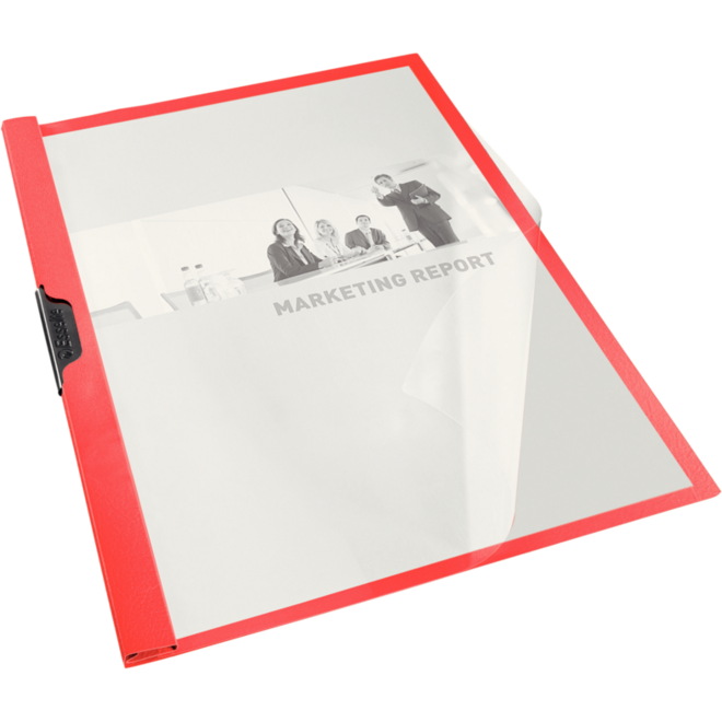 Klemmap Esselte Vivida A4 3mm rood