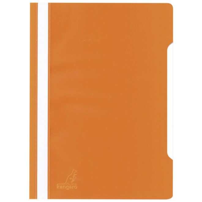 Snelhechtmap A4 oranje, 25 stuks