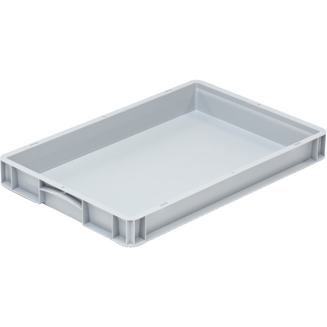 Tafel/opbergbak kunststof stapelbaar 60x40x7 cm