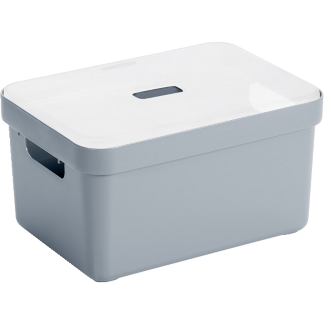 Opbergbox Sigma blauwgrijs 352 x 253 x183 mm, 13 liter