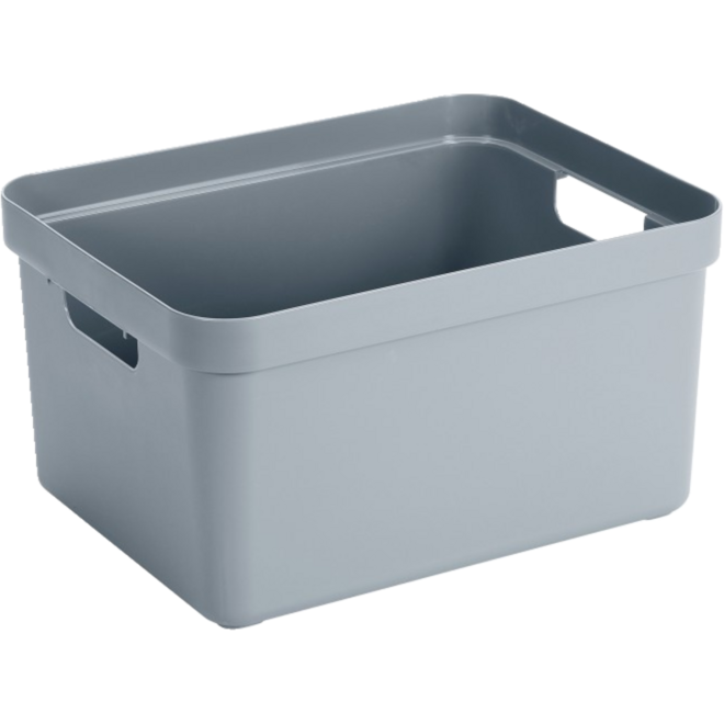 Opbergbox Sigma blauwgrijs 453 x 354 x 243 mm, 32 liter
