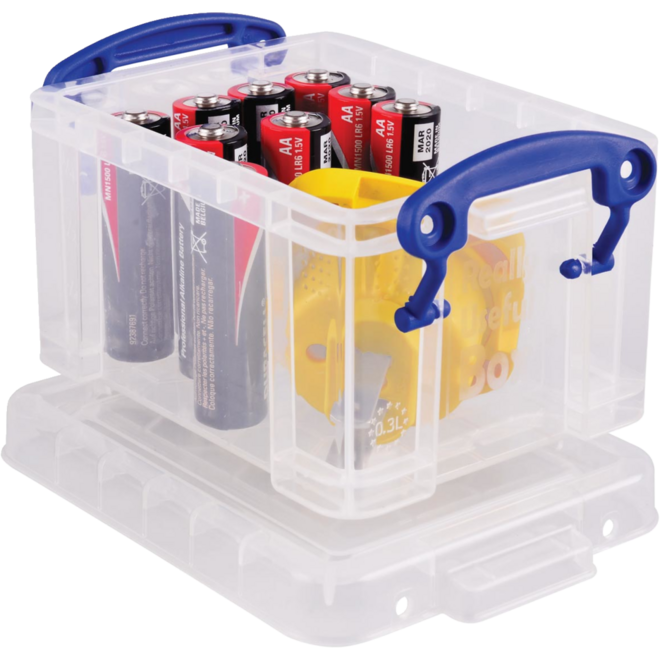 Opbergboxen Really Useful Box transparant