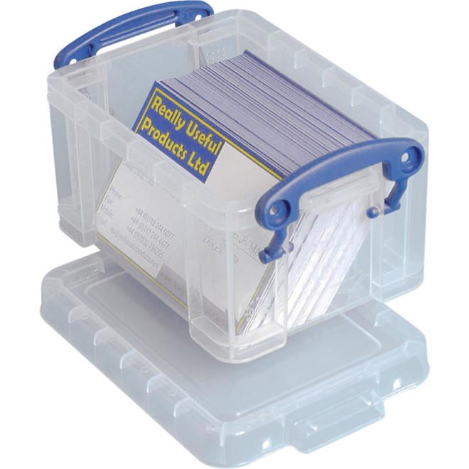 Opbergbox transparant 12 x 8,5 x 6,5 cm (l x b x h), 0,33 liter