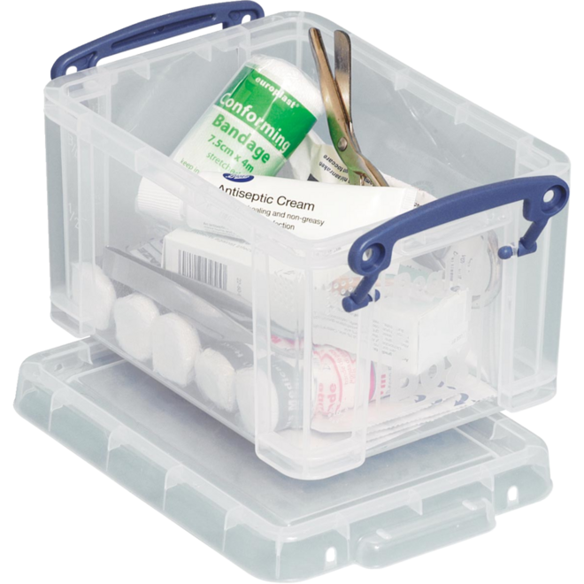 Opbergbox transparant 19,5 x 13,5 x 11 cm (l x bx h), 1,6 liter