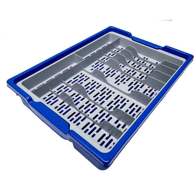 Opbergbak met inlay 10 vakken incl. deksel