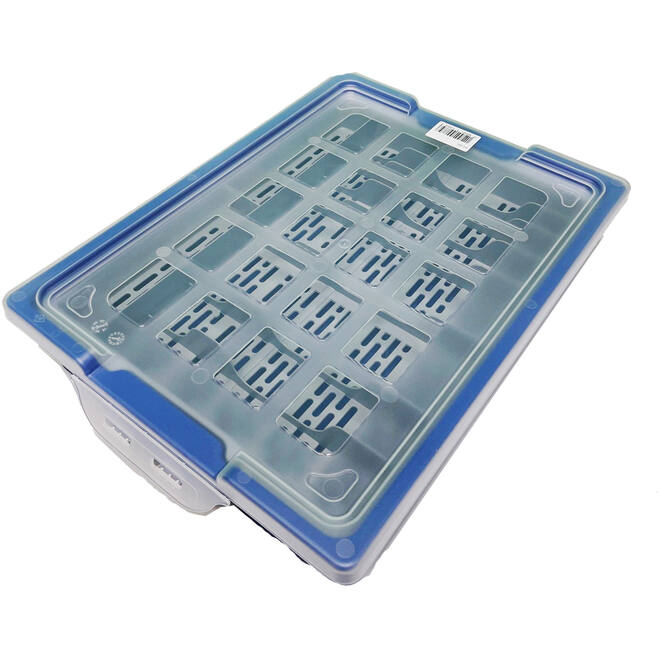 Opbergbak met inlay 10 vakken incl. deksel