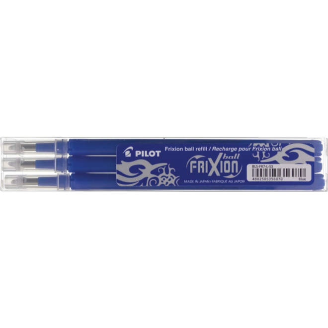 Vulling Pilot Frixion Ball/Click blauw, 3 stuks