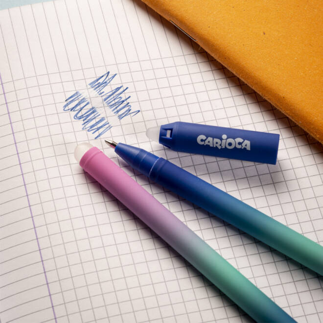 Rollerpen OOPS easy blauw, 12 stuks