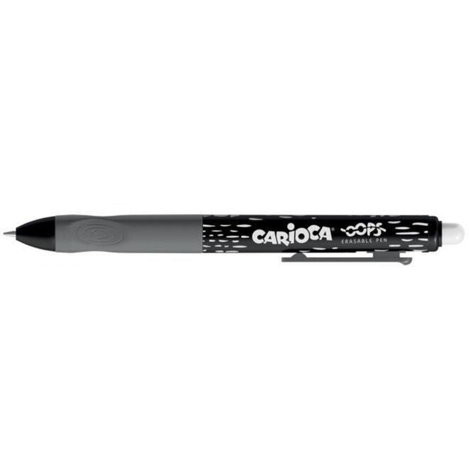 Rollerpen OOPS ergo-grip clic zwart, 12 stuks