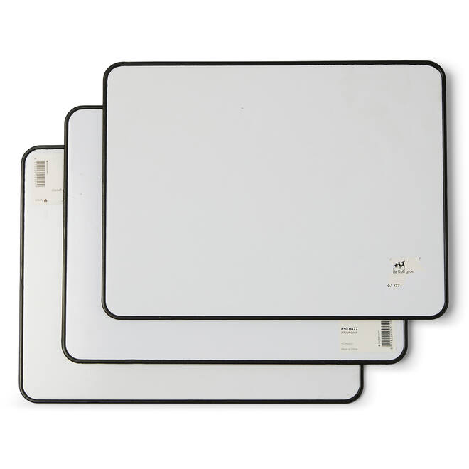 Whiteboard/wisbord Deluxe | de Rolf groep | blanco/gelinieerd, 10 stuks
