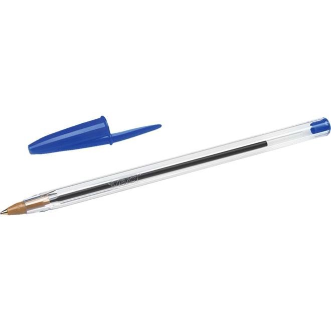 Balpen BIC cristal blauw