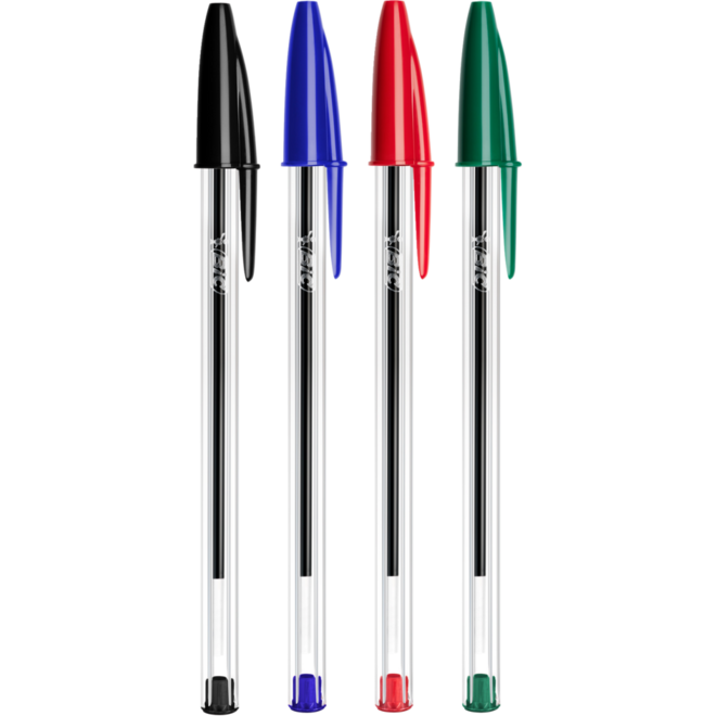 Balpen BIC cristal rood