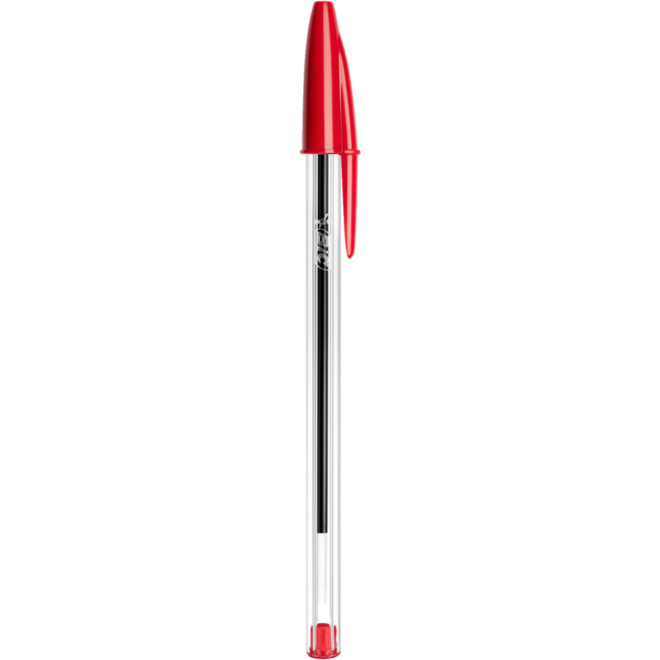 Balpen BIC cristal rood