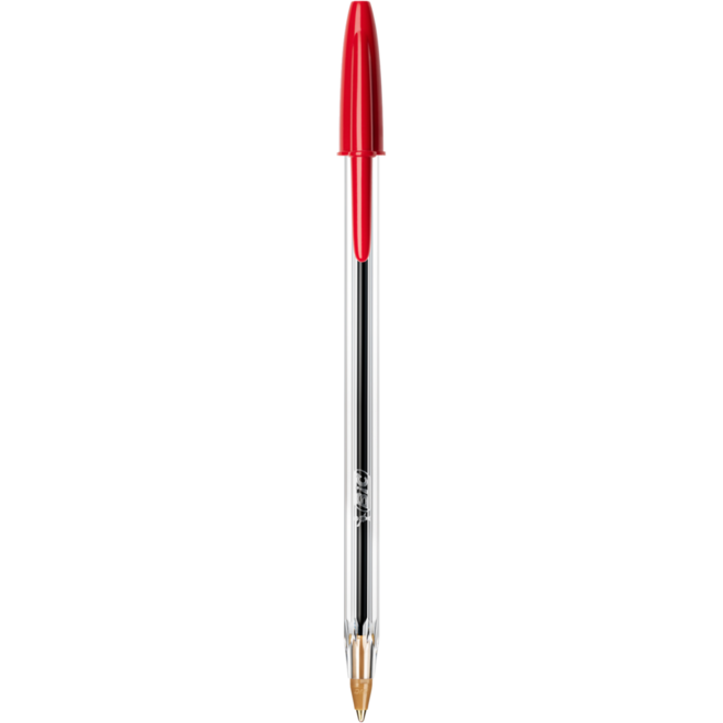 Balpen BIC cristal rood