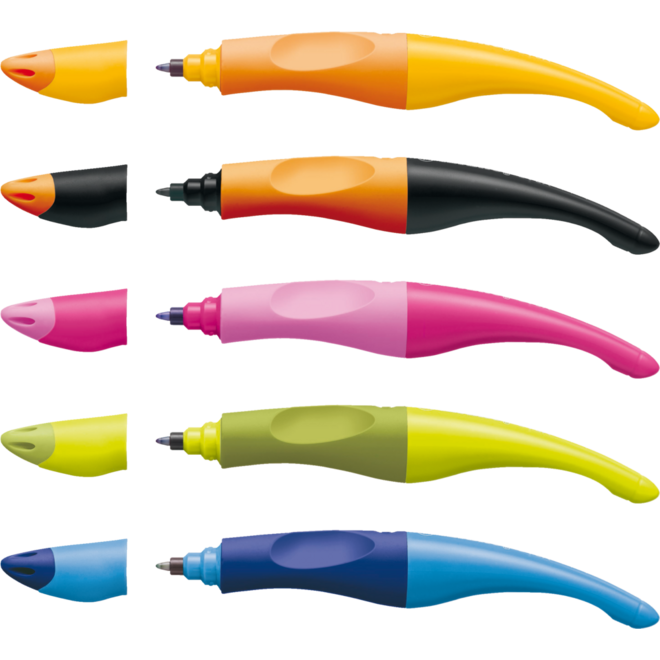Rollerpen STABILO EASYoriginal RH donkerblauw/lichtblauw
