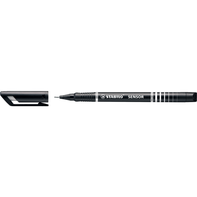 Fineliner STABILO SENSOR F zwart
