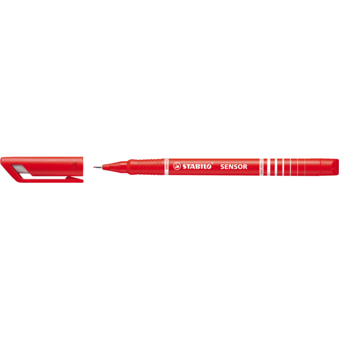 Fineliner STABILO SENSOR F rood
