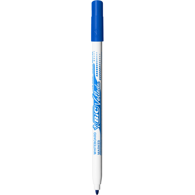 Whiteboardstiften BIC Velleda 1721 voordeelpak blauw en groen, 96 stuks