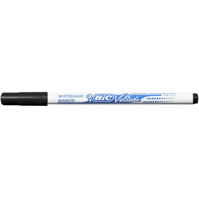 Whiteboardstiften BIC Velleda 1721 fine, zwart