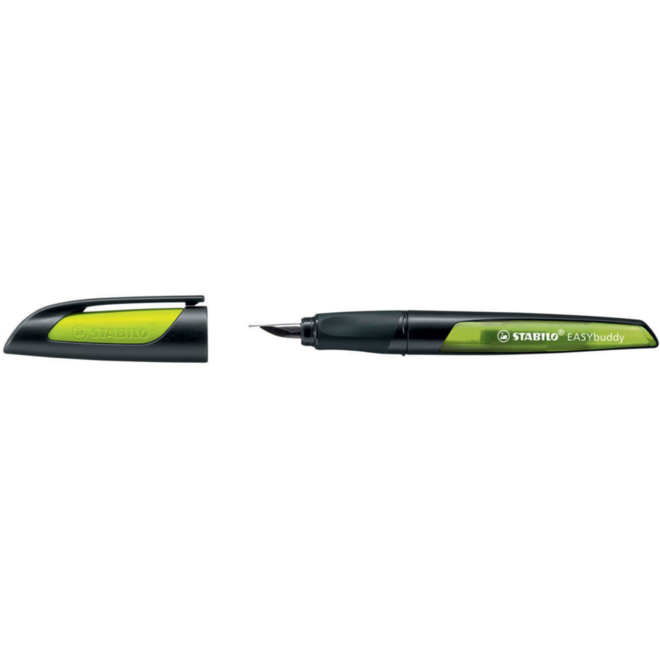 Vulpen STABILO EASYbuddy zwart/lime Links