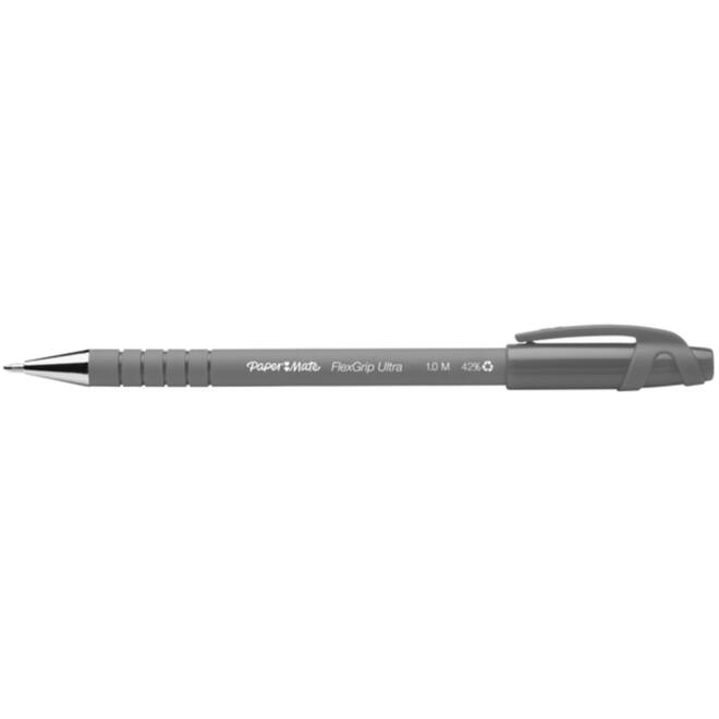 Balpen Papermate Flexgrip medium zwart