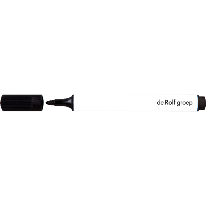 Whiteboardmarkers | de Rolf groep | 2 mm driekantig zwart, 24 stuks