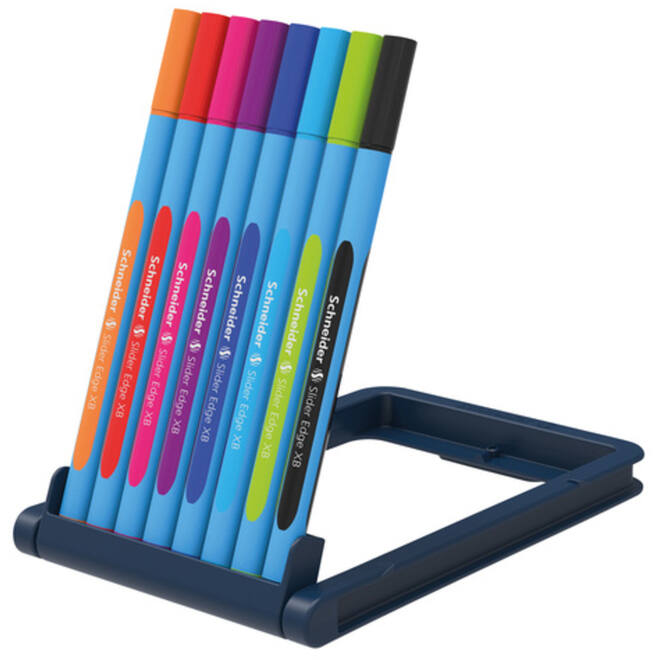 Balpen Schneider Slider Edge XB assorti, 8 stuks