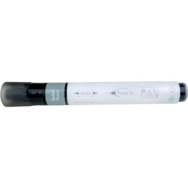 Whiteboardstiften Nobo Liquid Ink ronde punt 3 mm assorti 4 stuks