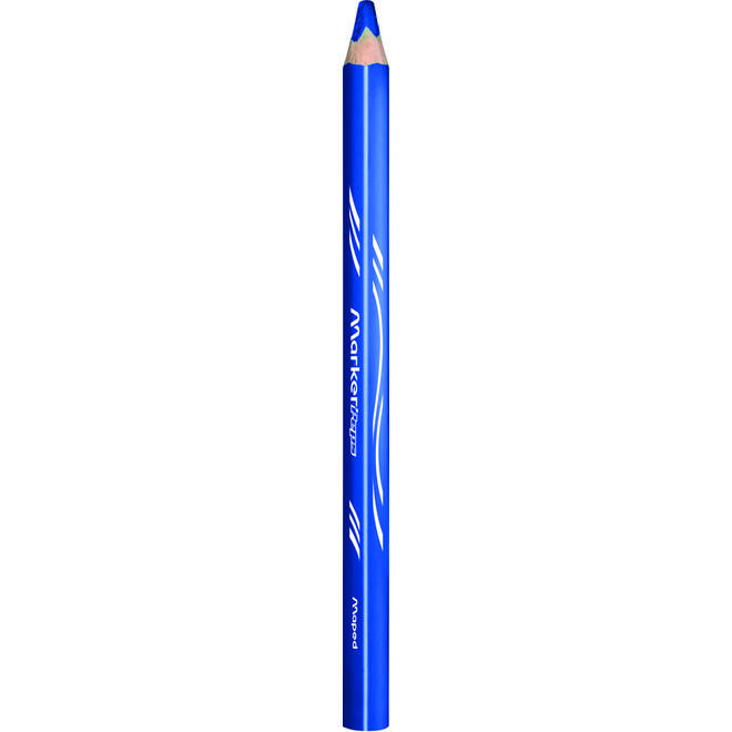 Whiteboardpotloden Maped driekantig blauw , 12 stuks