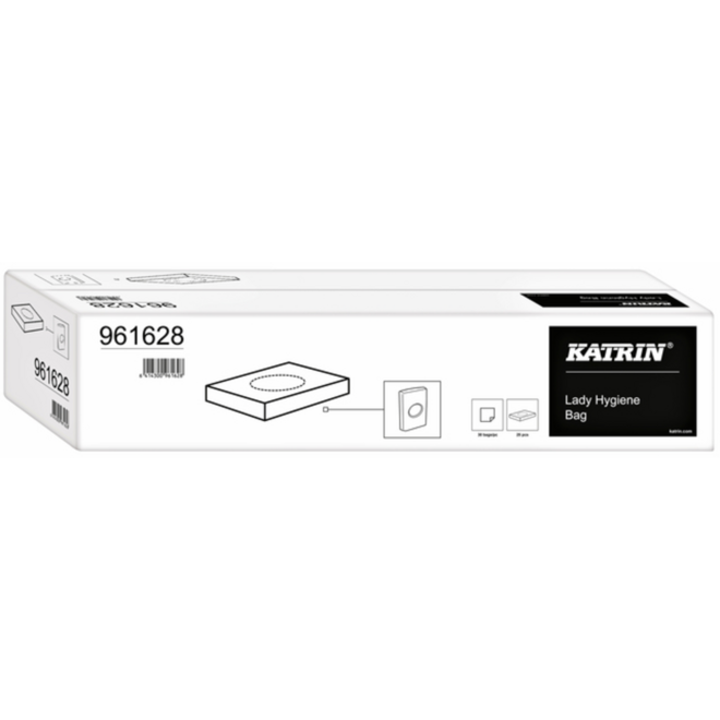 Dames hygiënezakjes Katrin 25x30 stuks.