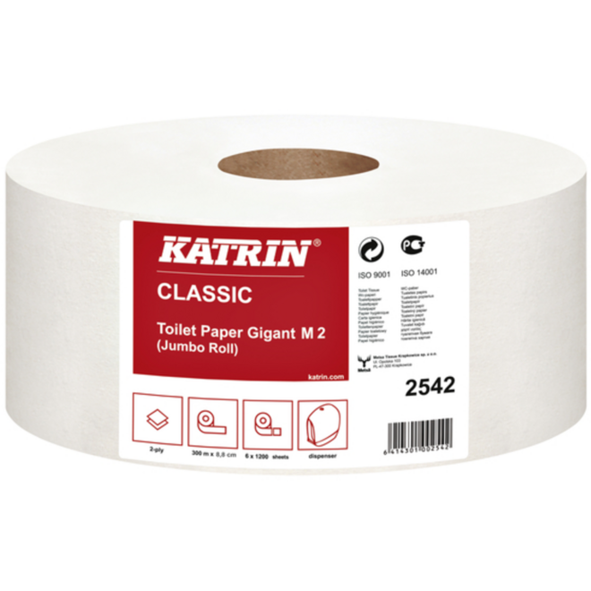 Toiletpapier Katrin Classic M2 2laags 6rollen