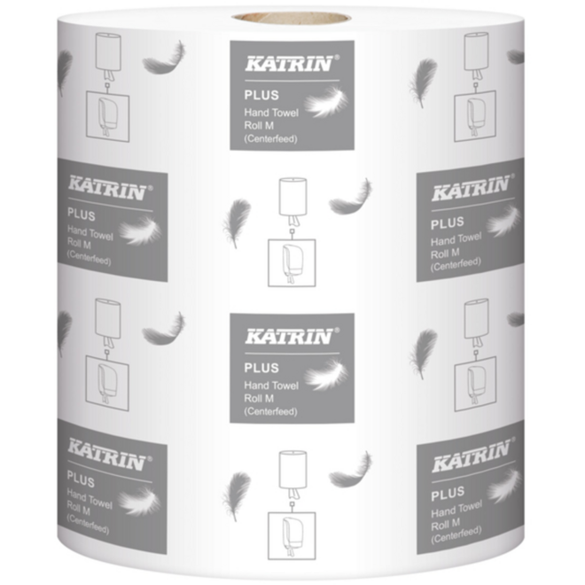 Poetsrol Katrin Plus M 1laags 300mx205mm 6 rol