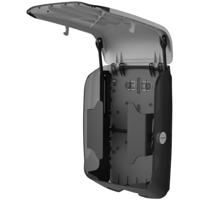Handdoekdispencer Katrin medium, wit